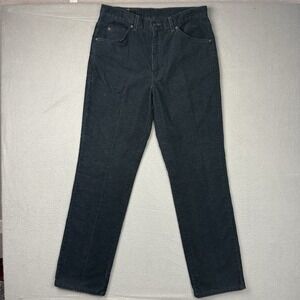 Vintage Levi's 619 Corduroy Pants Black Mens 32x33* Made in Canada Orange Tab